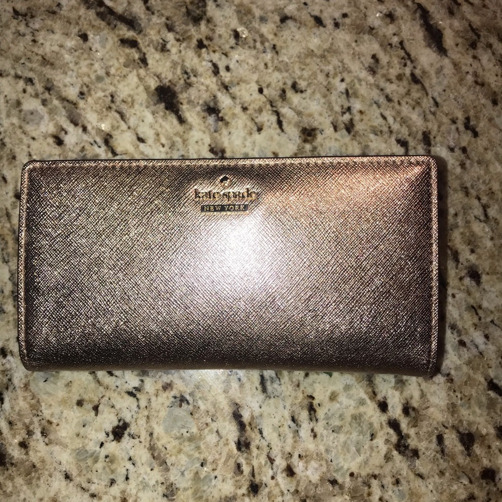 Kate Spade Rose Gold Wallet